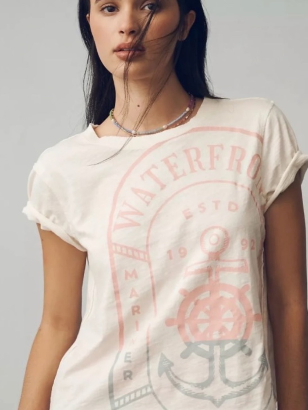 Maeve Waterfront Graphic Tee Size S